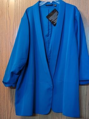 IMAN Royal Blue Blazer NWT